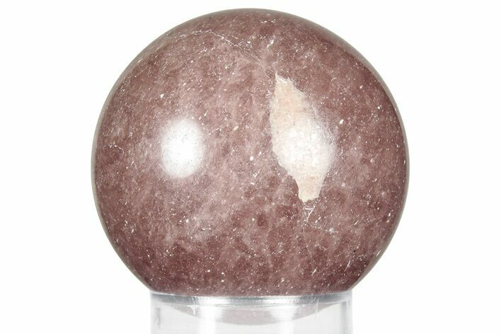Polished Strawberry Quartz Sphere - Brazil #359857